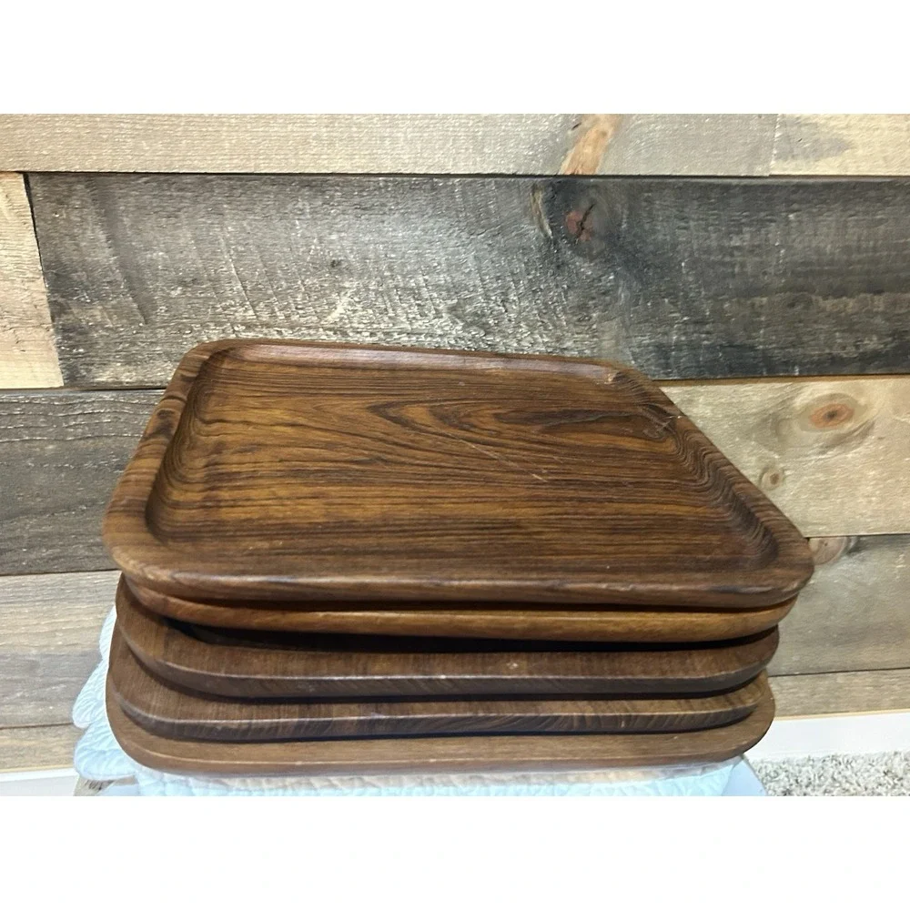 Teak‎ Wood Serving Tray Platters 12